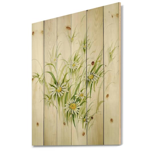 Designart - Retro Drawing of Flowers I